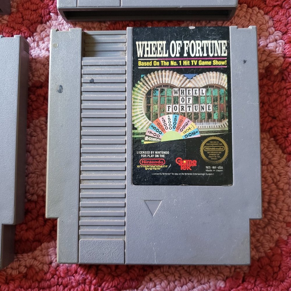 NES Wheel of Fortune Game